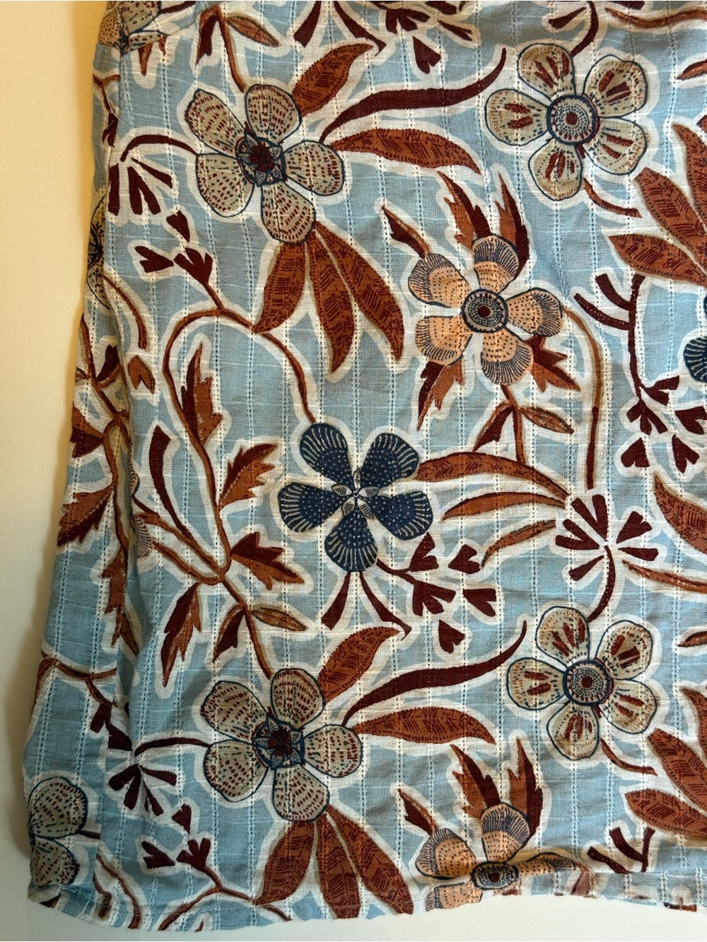 Sam Edelman Cotton Floral Ruffle Top - Picture 7 of 15